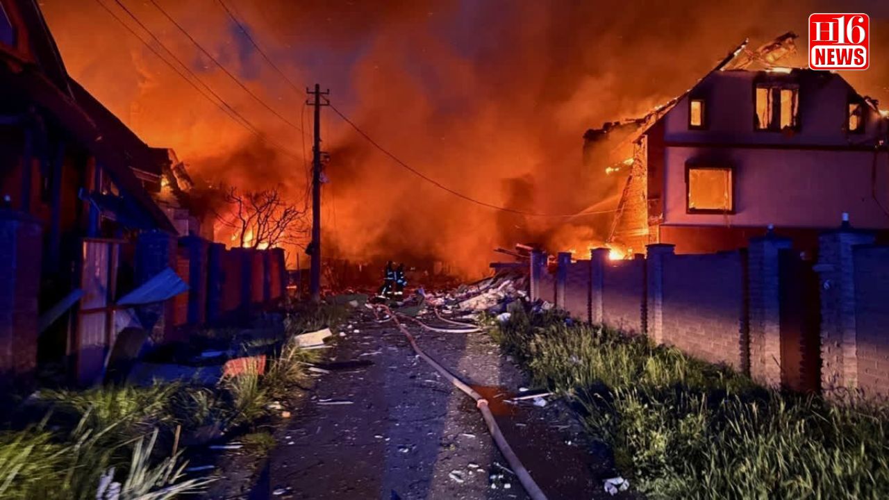 A Massive Russian Drone-And-Missile Attack On Ukraine Kills At Least 12 People, Officials Say